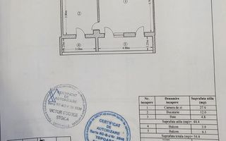 Apartament 2 Camere | Parcare subterana | Bloc Nou | Etaj Intermediar - Schiță 24