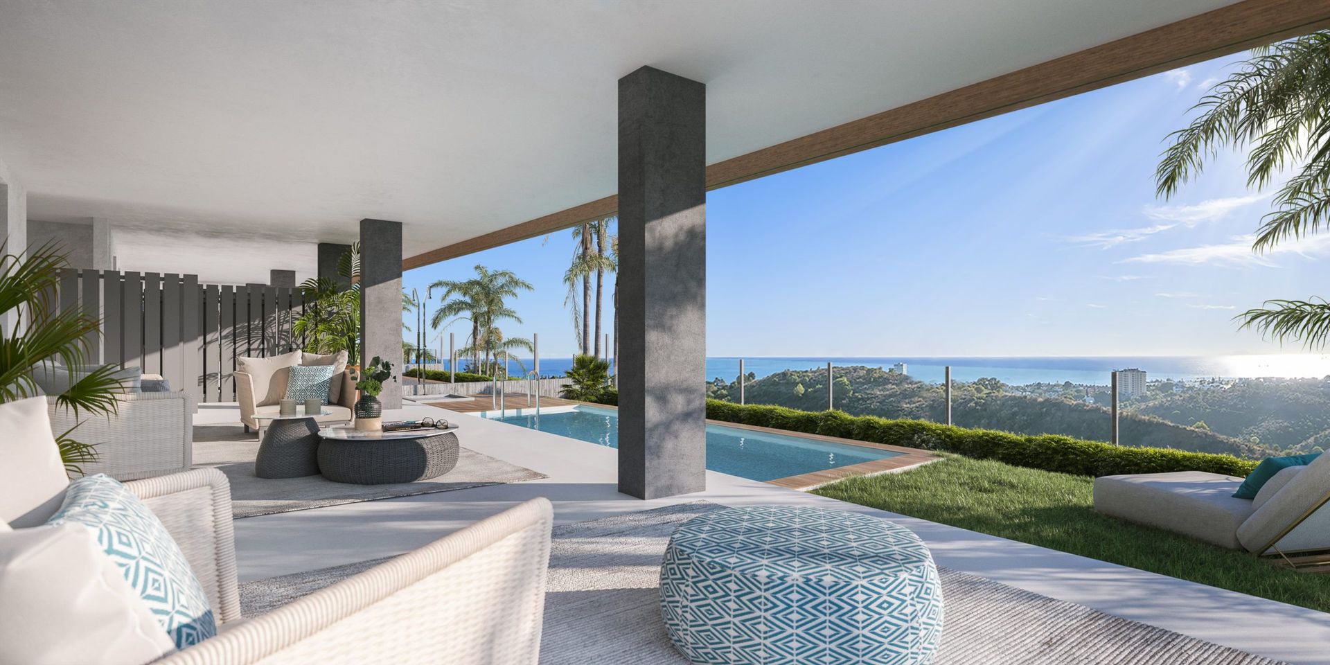 Penthouse de lux cu piscina si vedere la Marea Mediterana in Spania - Marbella - Poză 3