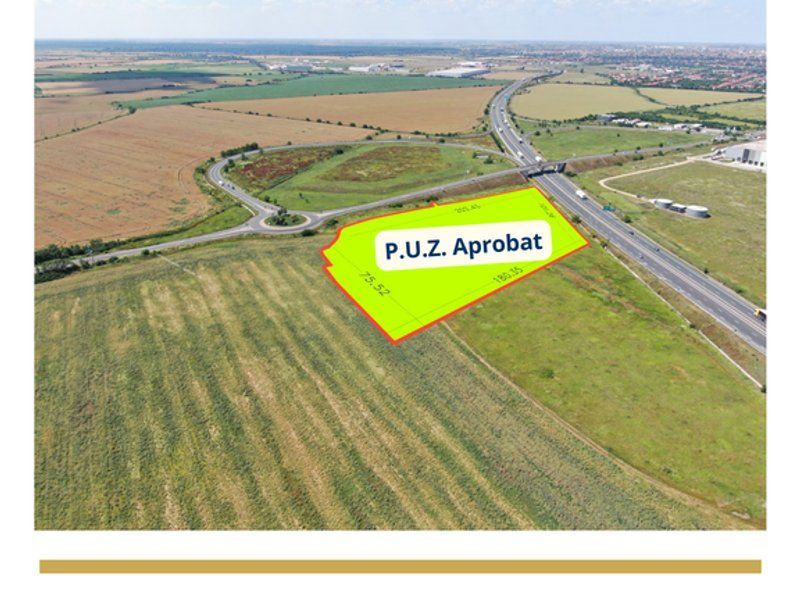 Teren Industial Arad sud, DN69, A1, centura Arad Sud Est, PUZ aprobat - Poză 1