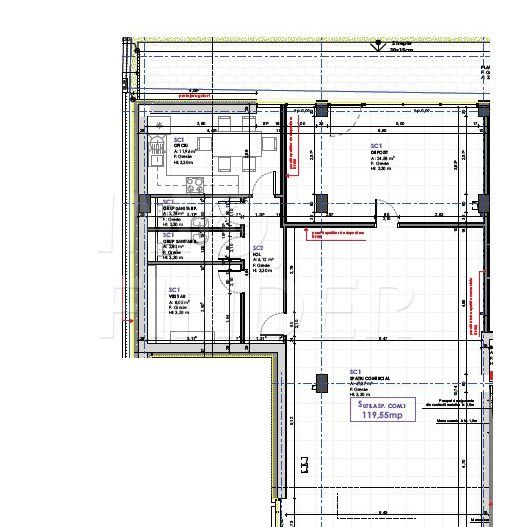 Vanzare spatiu comercial vitrina, 126.5 mp, preluare chiriasi - Poză 3