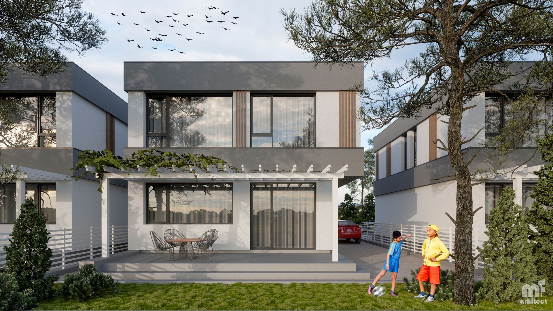 Ansamblu Exclusiv OTOPENI, Vile 120 util si 300m2 teren - Poză 1