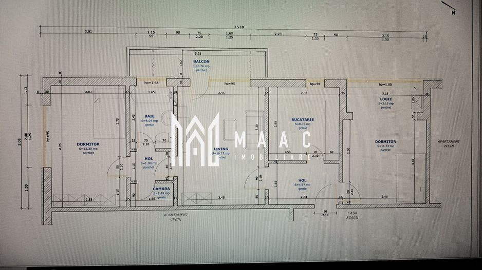 Apartament 3 camere | Semidecomandat | Zona Rahova - Poză 7