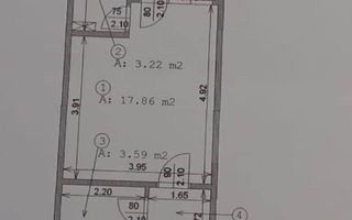 DE VANZARE GARSONIERA 31 MP DRUMUL TABEREI -SIBIU-1 MAI| METROU - Schiță 8