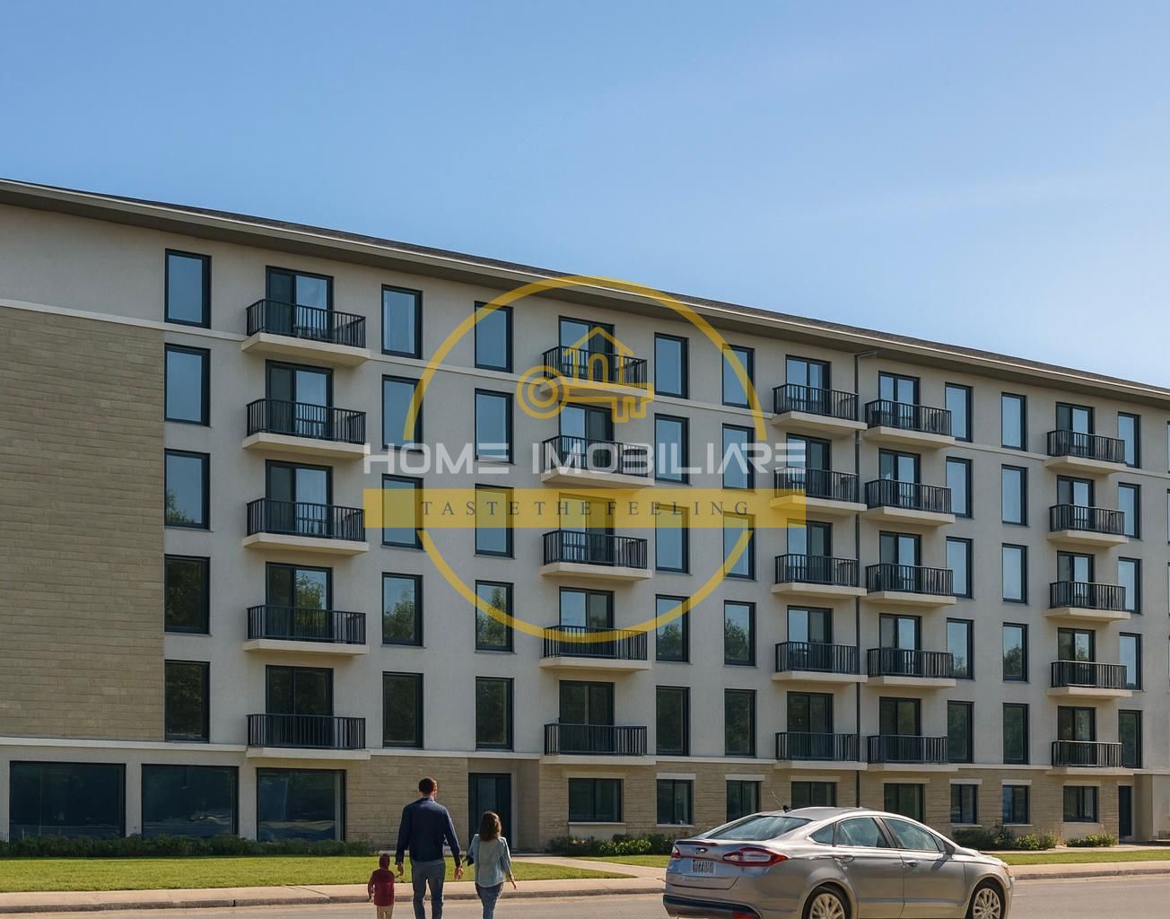 Etaj 1 Apartament 2 Camere Bloc Nou 7 minute de Podu Ros - Poză 1