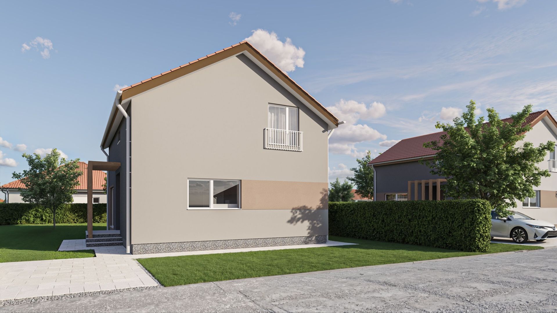 Casă individuală pe strada Sportului, Prejmer – Spațiu și Liniște - Poză 2