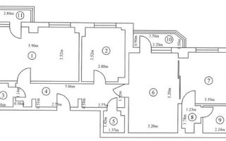 Ștefan cel Mare | Apartament 3 camere | Bloc 1980-etaj 2 | Vedere laterala - Poză 16