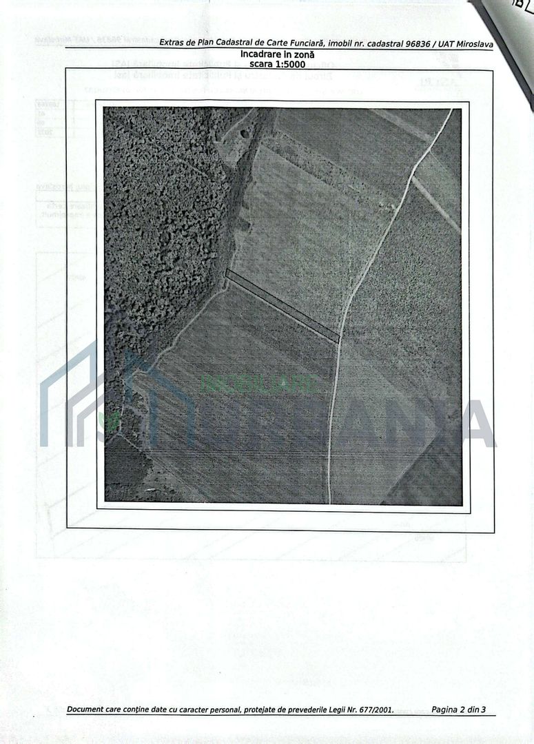 Teren Ciurbești Comuna Miroslava - Poză 1