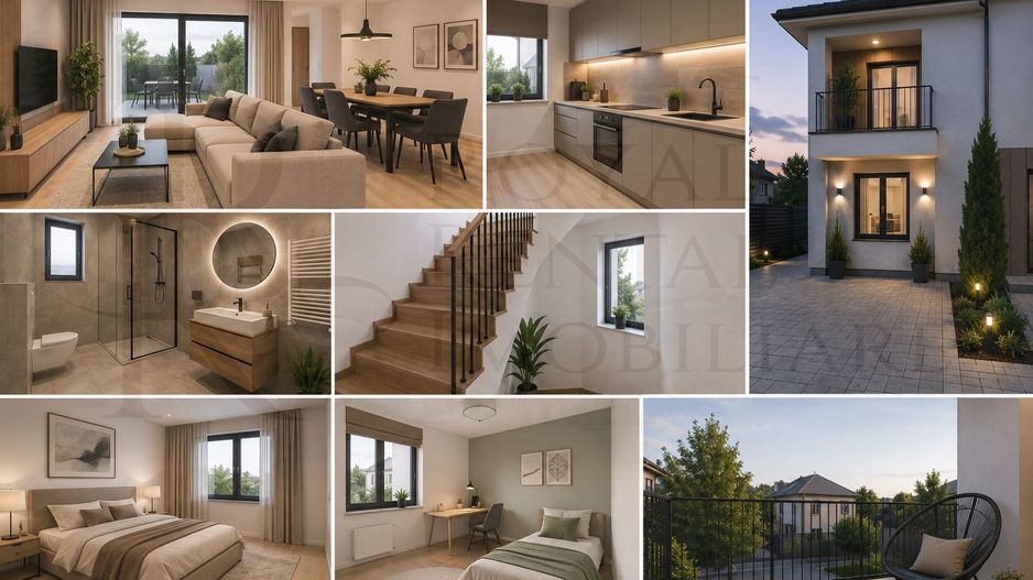 Duplex 4 camere, 120 mp utili, complex cu parc și râu, zona Polus-Poligon - Poză 7