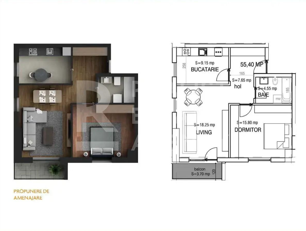 Apartament cu 2 camere - Apărătorii Patriei, sector 4, București - Poză 2