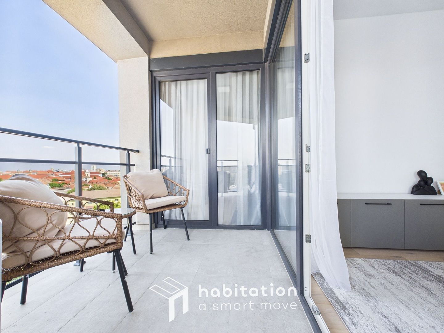 Apartament cu vedere spectaculoasă, prima închiriere,  Nord One - Poză 28