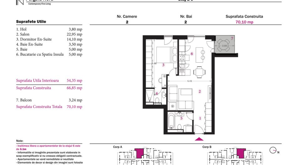 Apartament Tip D, etaj 1 - 6 - Poză 2