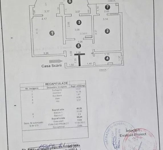 De vanzare apartament cu 2 camere, Micro 14, etaj 3, 69.000 euro - Poză 7