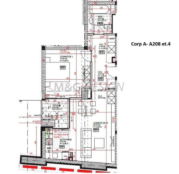 Apartament 2 camere bloc nou zona centrala - Poză 3