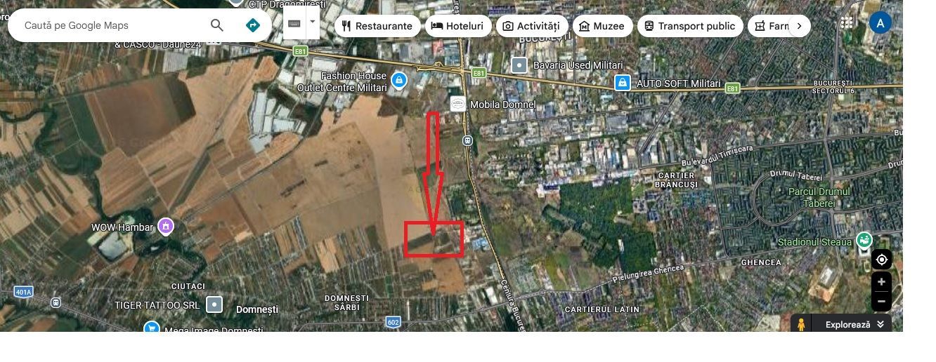 Teren intravilan Domnesti | 100 m de Centura | Ideal hala / logistic - Poză 1