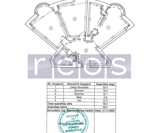 INCHIRIERE 3 CAMERE | DECOMANDAT | ZONA PIATA ALBA IULIA - Poză 12