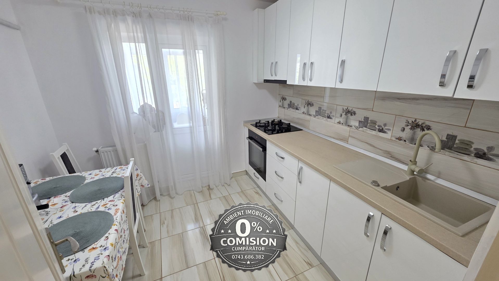 Apartament cu 2 camere, ETAJ 2, mobilat și utilat, VASLUI - zona CRUCEA GĂRII; - Poză 2