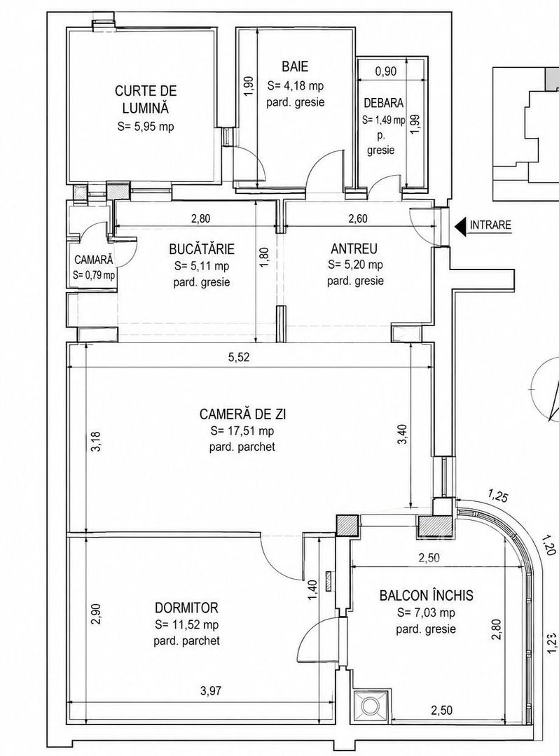 Apartament cu 2 camere ideal pentru investitie - Schiță 7