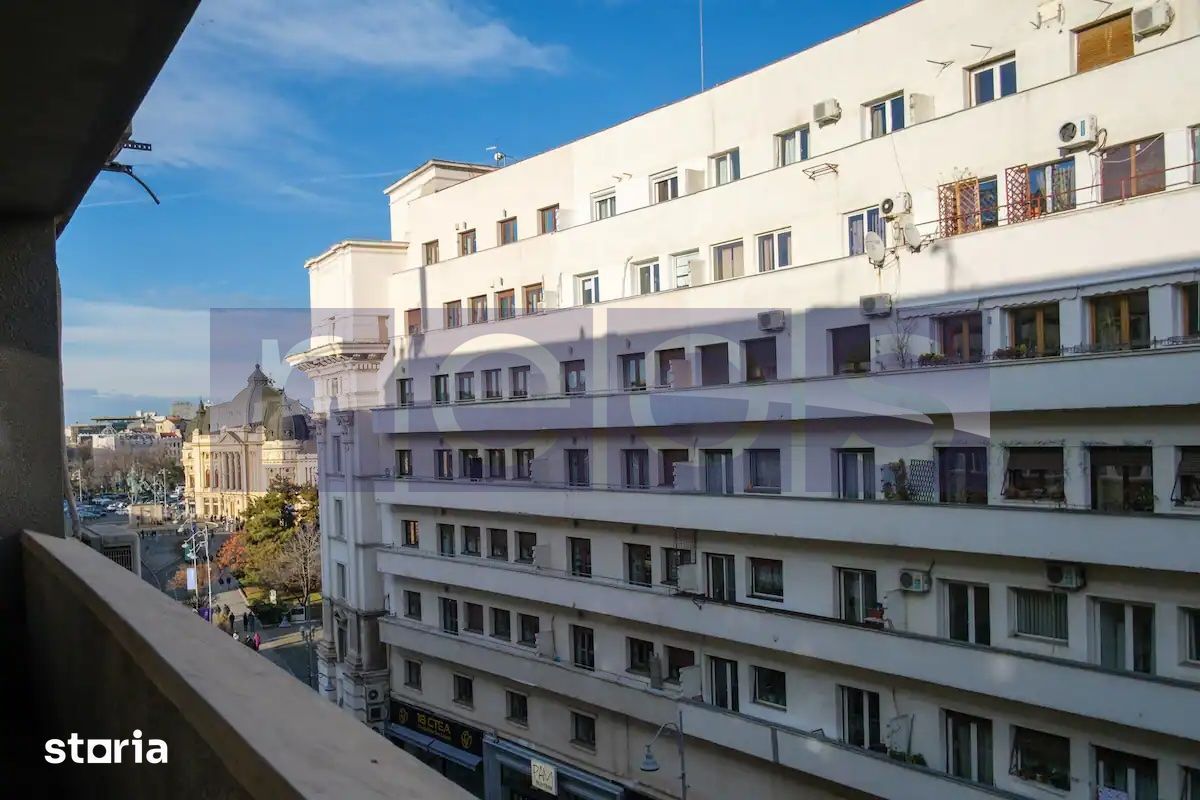 VANZARE APARTAMENT 2 CAMERE CALEA VICTORIEI VEDERE PANORAMICA  56MP - Poză 2