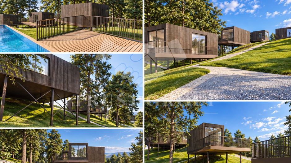 Teren de vânzare 1.300 mp în Râșnov | Proiect Glamping & Tiny Houses | - Poză 2