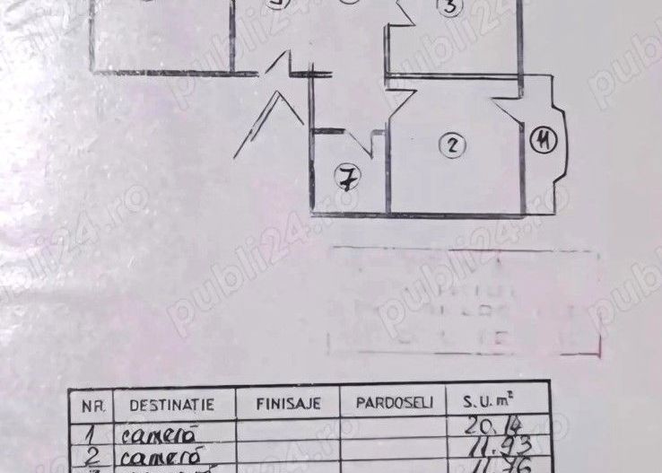 Vanzare Apartament 4 Camere 99 mp Etaj 1 Mall Vitan – Nerva Traian- Oc. Goga - Poză 3