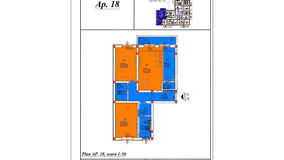 Excelent compartimentat | 3 camere, 2 bai, 84 mp | Spatios&Luminos - Poză 31