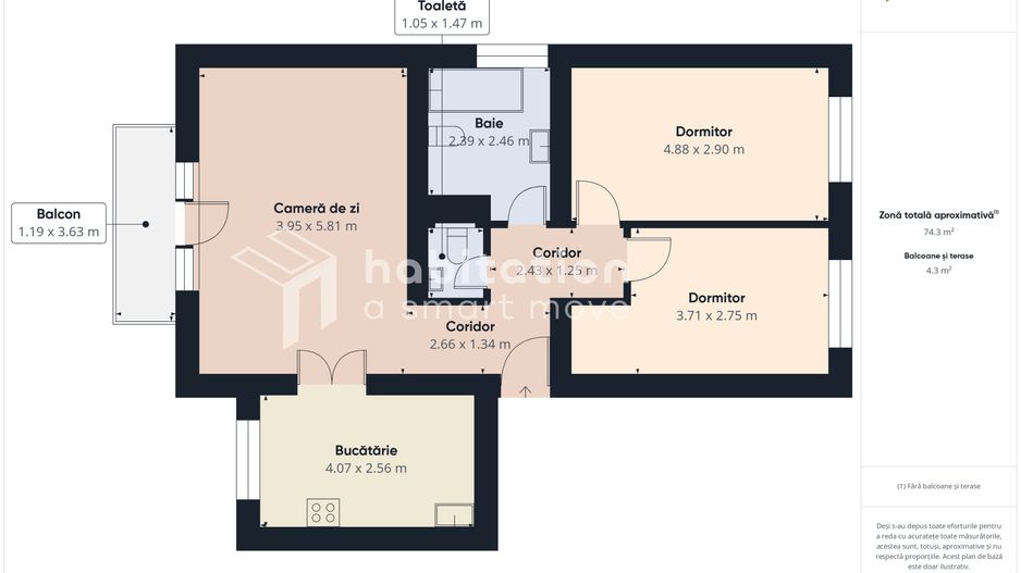 Design modern și locație centrală exclusivistă - Apartament 3 camere - Poză 31