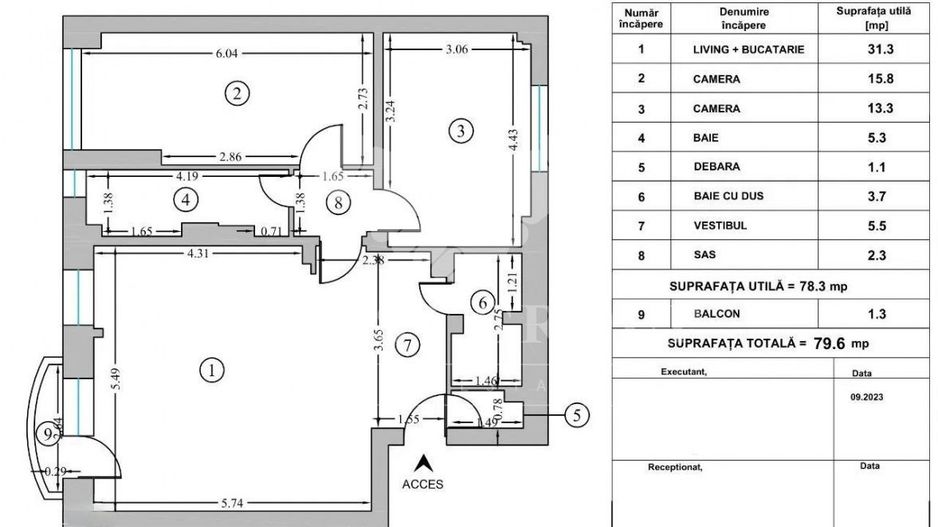 Apartament 3 camere Aviației | Imobil 1989 | Loc de parcare ADP - Poză 20