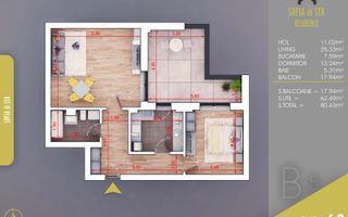 AP. 2 CAMERE CU TERASA BOXA SI PARCARE SUBTERANA - Poză 1