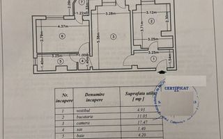 Apartament 2 camere superb | Panduri | bloc 1990 - Schiță 18