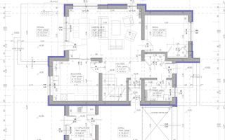 Casa 4 camere, 3 bai,  garaj, teren 550 mp - Schiță 4