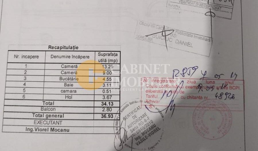 Zona Alexandru cel Bun - 2 Camere Decomandat - Etaj Intermediar - Poză 6