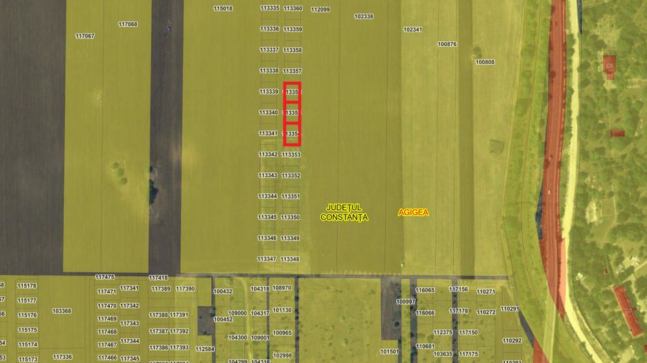 3 loturi teren intravilan 400mp zona Agigea RO-RO - ideal investitie - Poză 1