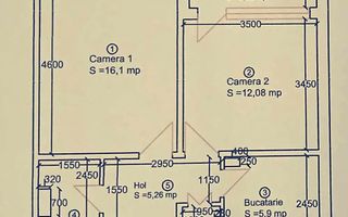 Apartament 2 camere  Dambovita decomandat - Poză 5