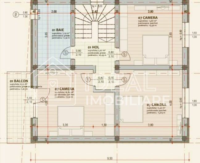 Casă Individuala cu 4 camere -400 mp curte– Cristian, Sibiu - Schiță 18
