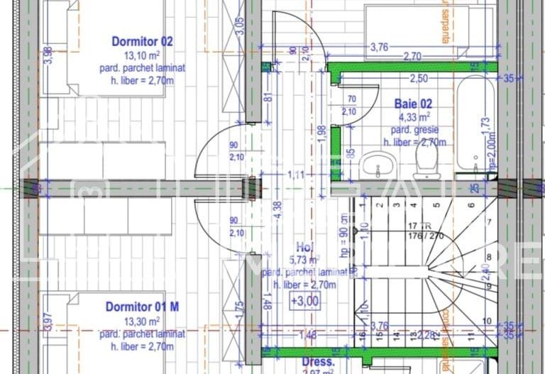 Casa Tip Duplex cu 4 camere, in Cristian - Schiță 6