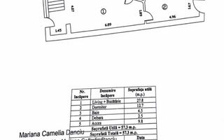 2 Camere | Eminescu | Dacia | Toamnei | bloc boutique 2023 - Schiță 16