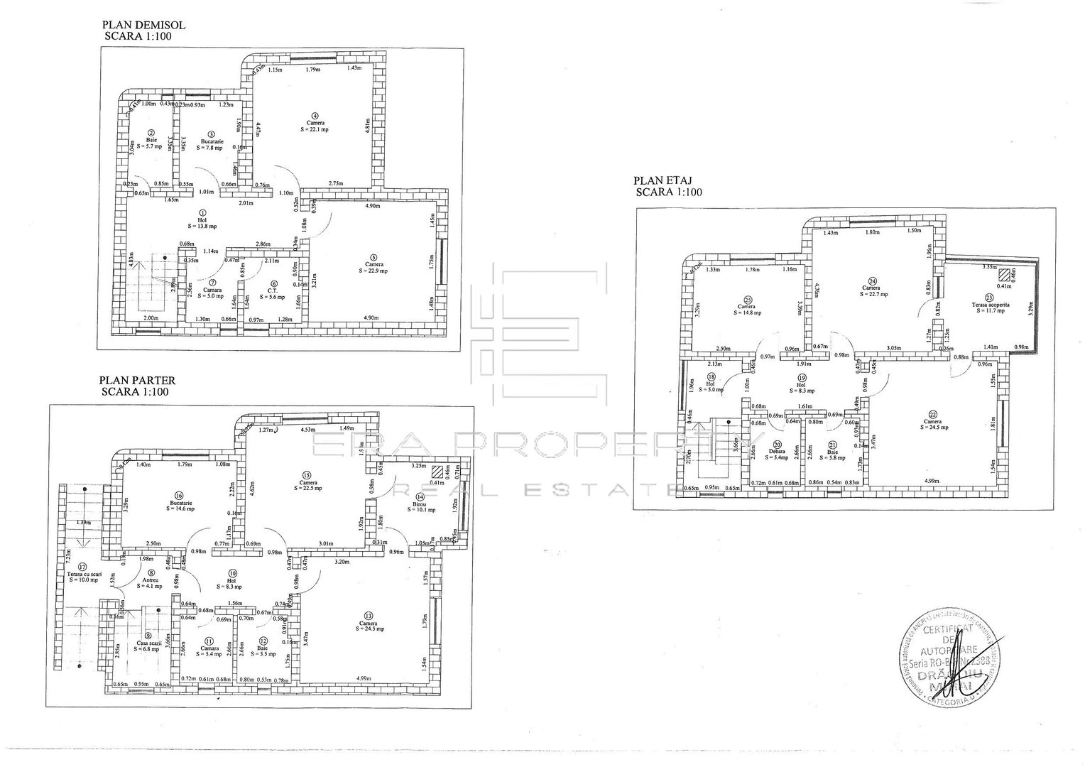 Casa individuală, 283 mp utili, teren 992 mp – zona Parcul Sub Arini - Schiță 12