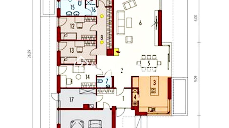 Casa 5 camere,3 băi,220 mp,utili 1.500 mp teren, 0% comision - Poză 7
