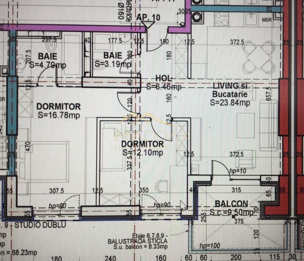 Apartament cu 2 camere *Mobilat Complet* // Pipera - Schiță 12