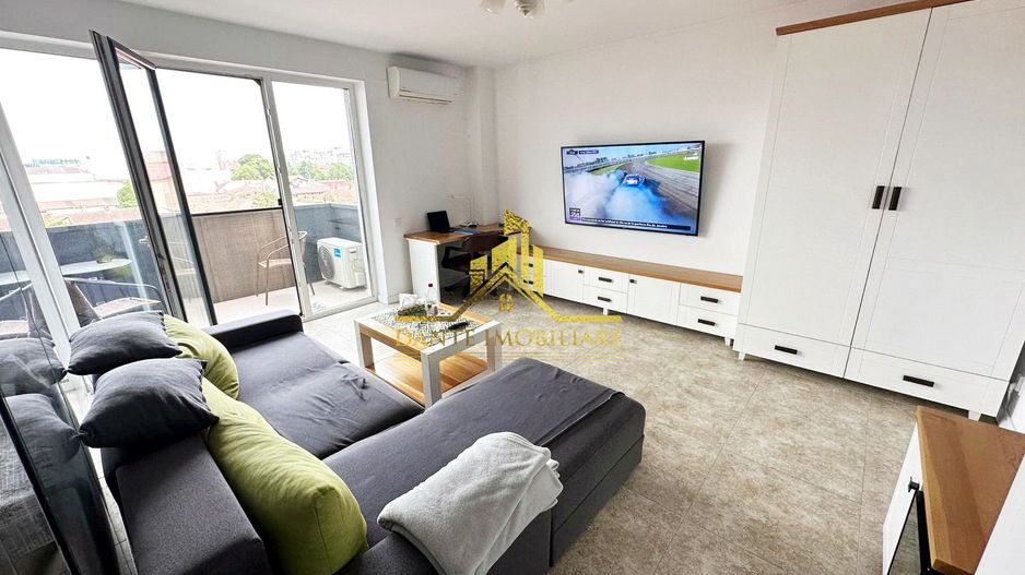 2 camere, mobilat modern, bloc nou, terasa, parcare, Centru, Anton Pan - Poză 3