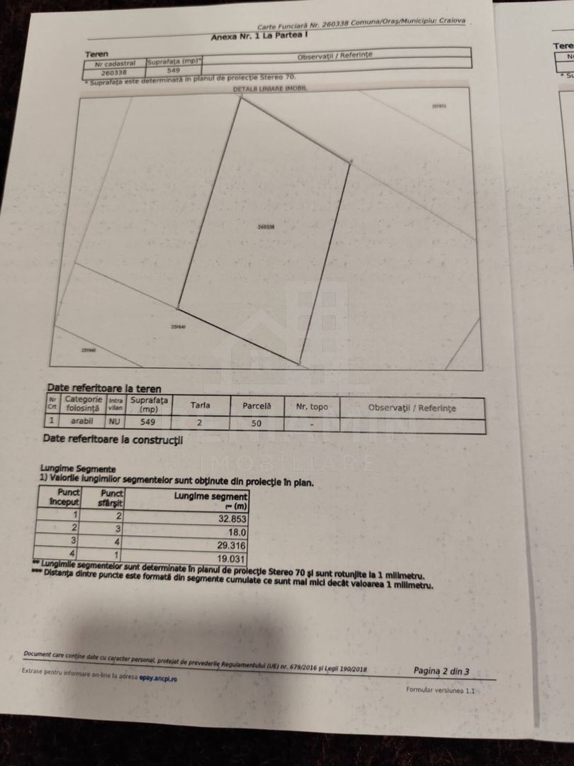Teren de vanzare in Popoveni loturi de 550mp deschidere mare - Poză 3