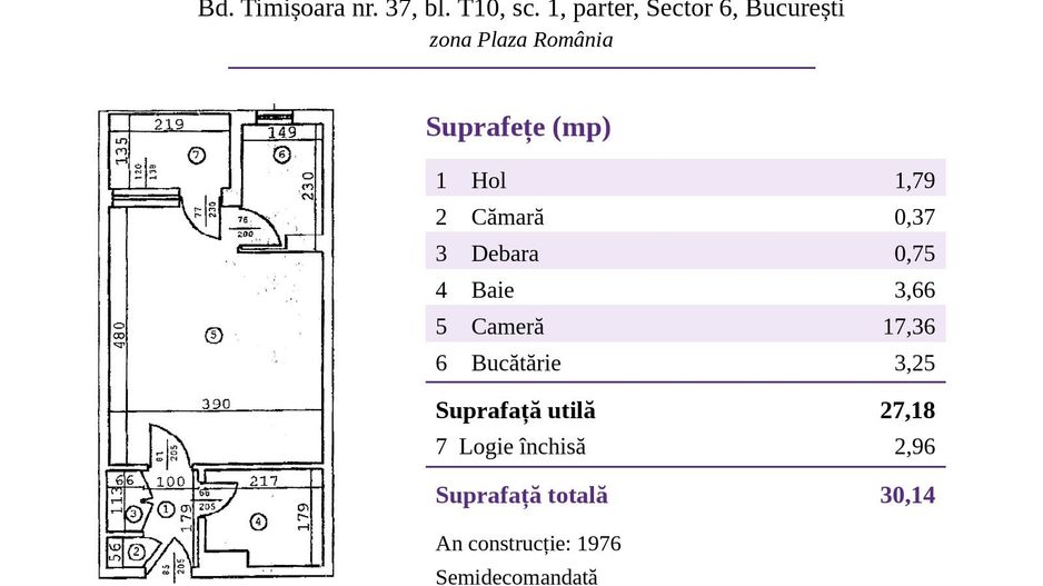 COMISION 0% - Garsoniera cu balcon Bd. Timisoara - Plaza Romania - Poză 13