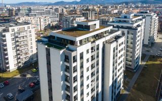 Penthouse superb, 3 camere+parcare subterana ,203 mp-Coresi - Poză 31