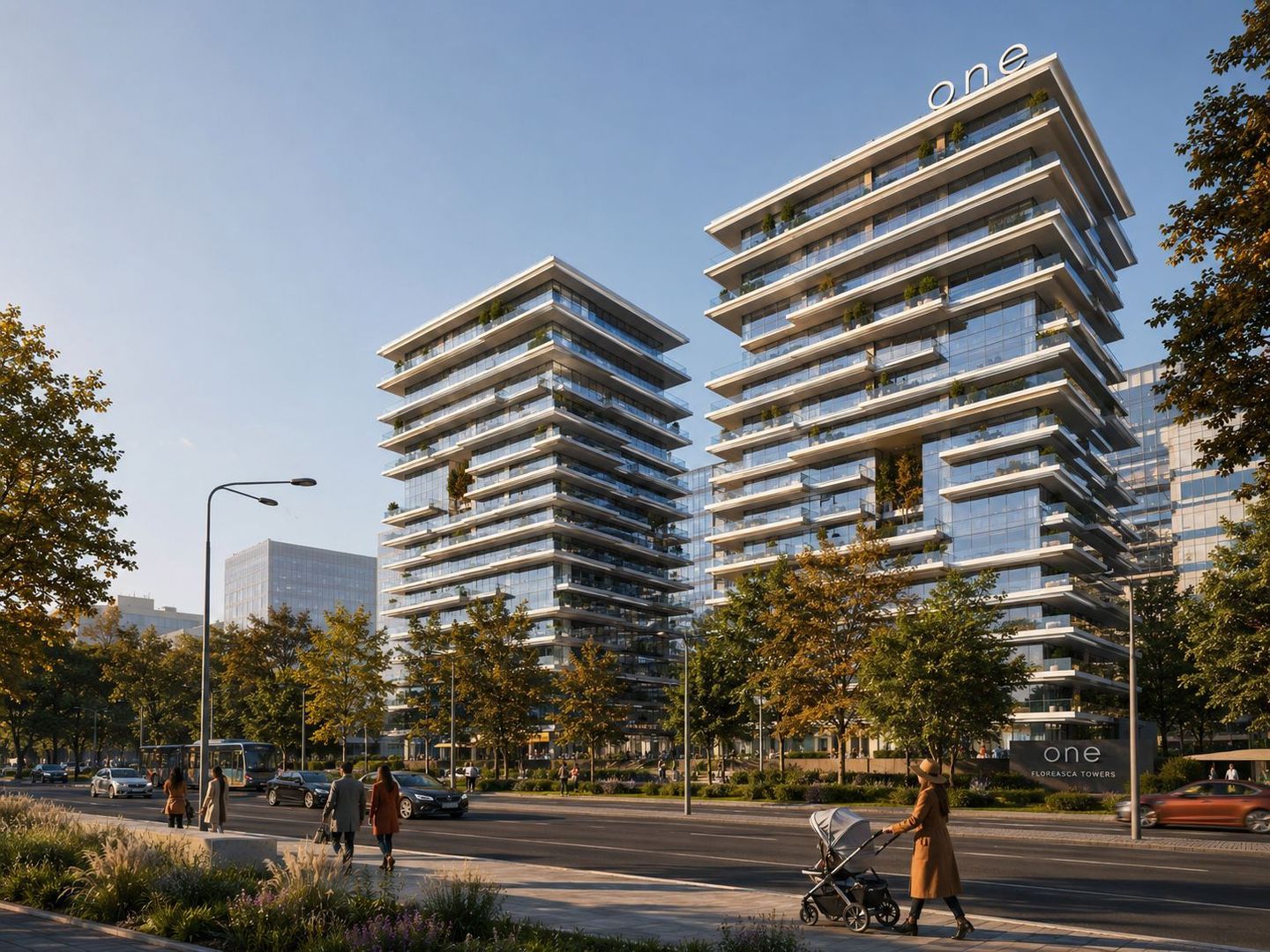 Apartament 2 camere cu terasă de 20 mp | One Floreasca Towers - Poză 11
