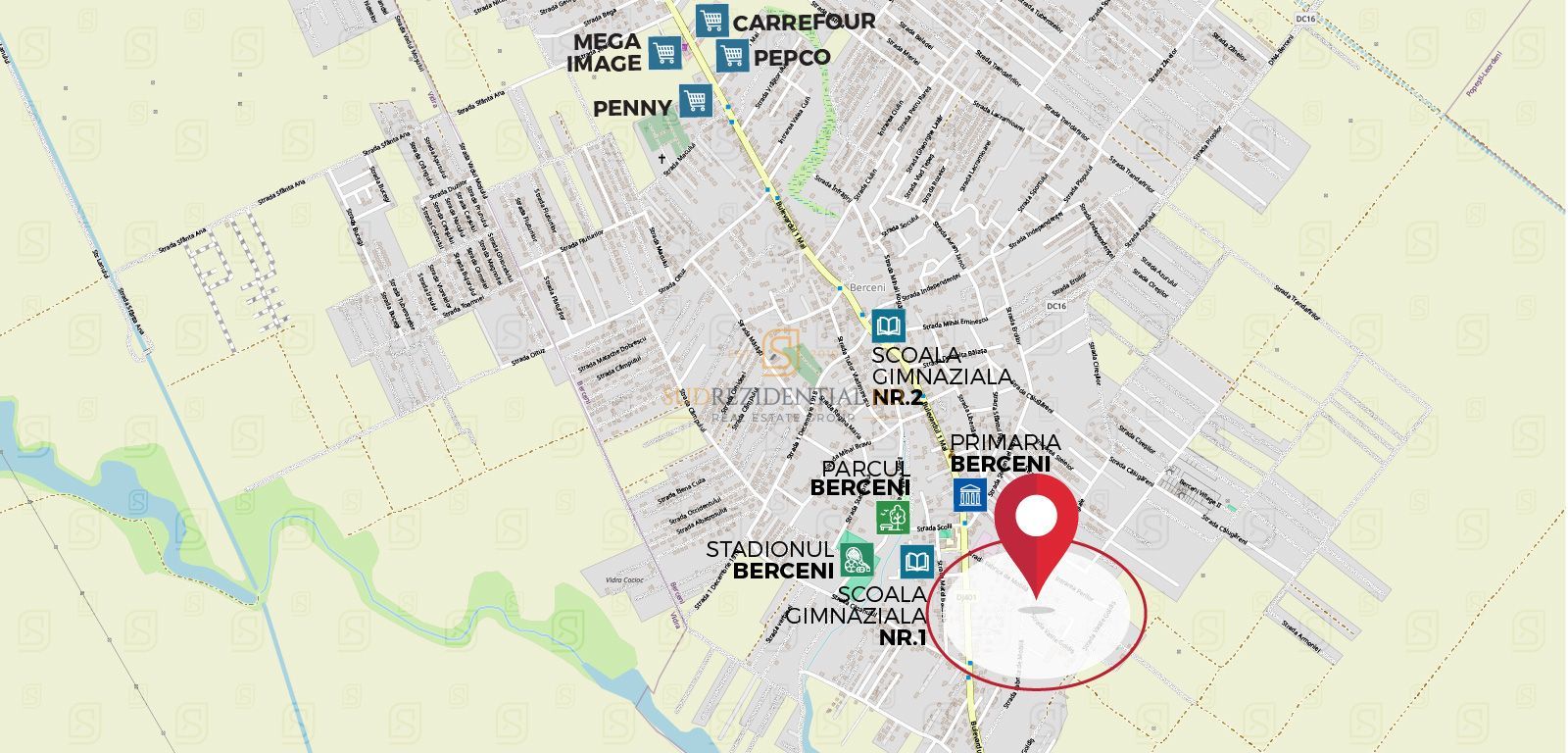 Teren de vanzare, 495 mp, dubla deschidere - Comuna Berceni, Ilfov - Poză 4