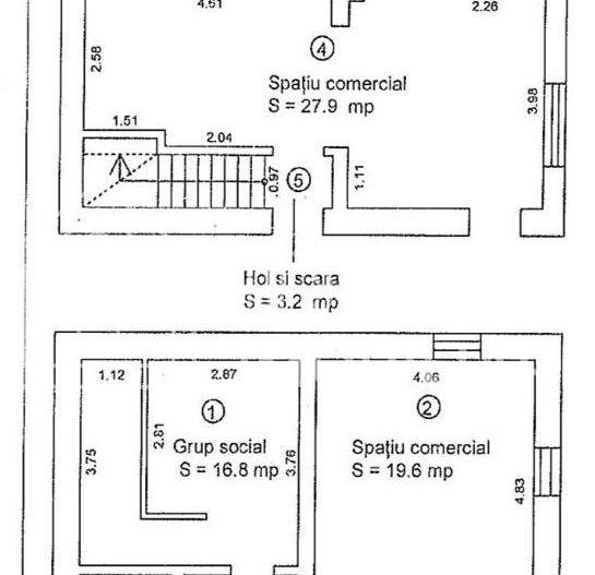 Spatiu Comercial cu vitrina la strada, Calea Dumbravii - Schiță 19