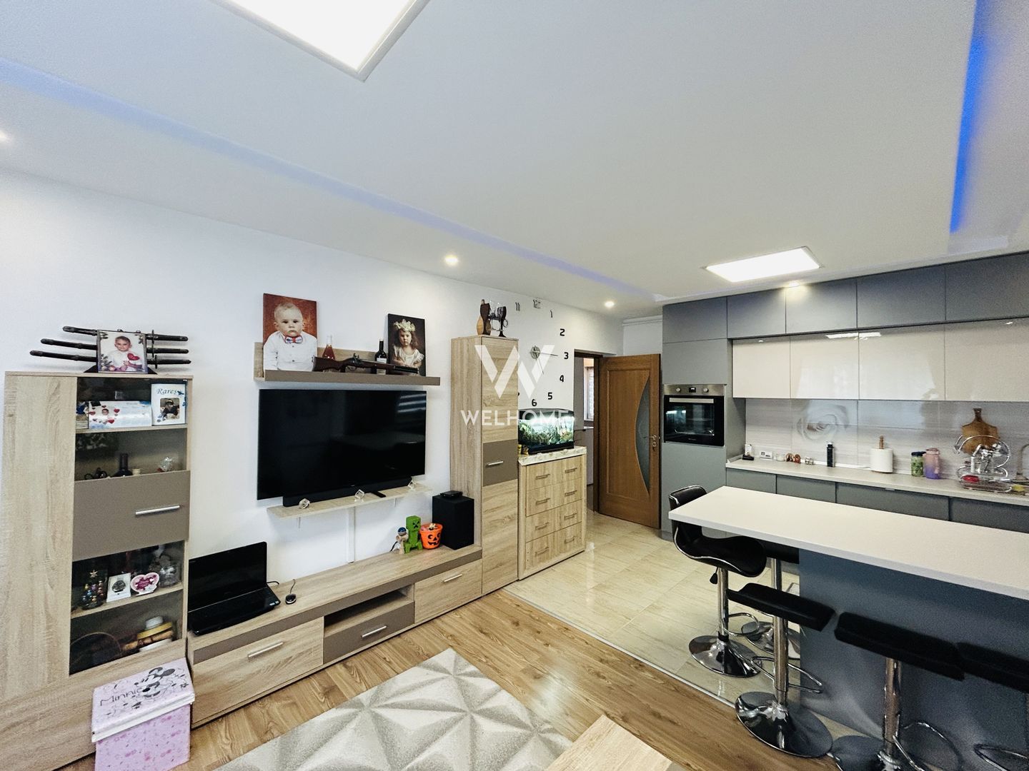 Apartament mobilat, cu 3 camere, 2 balcoane, 2 parcari - Selimbar - Poză 2