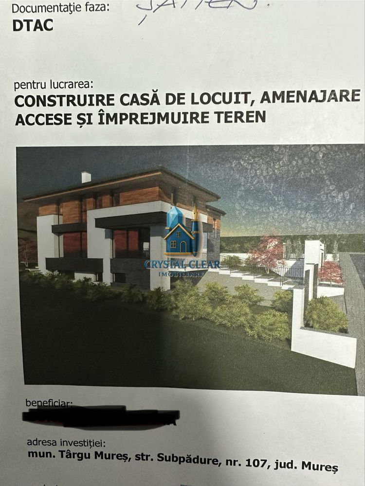 Teren intravilan în suprafață de 550 mp - zona Platou, str. Subpădure - Poză 1