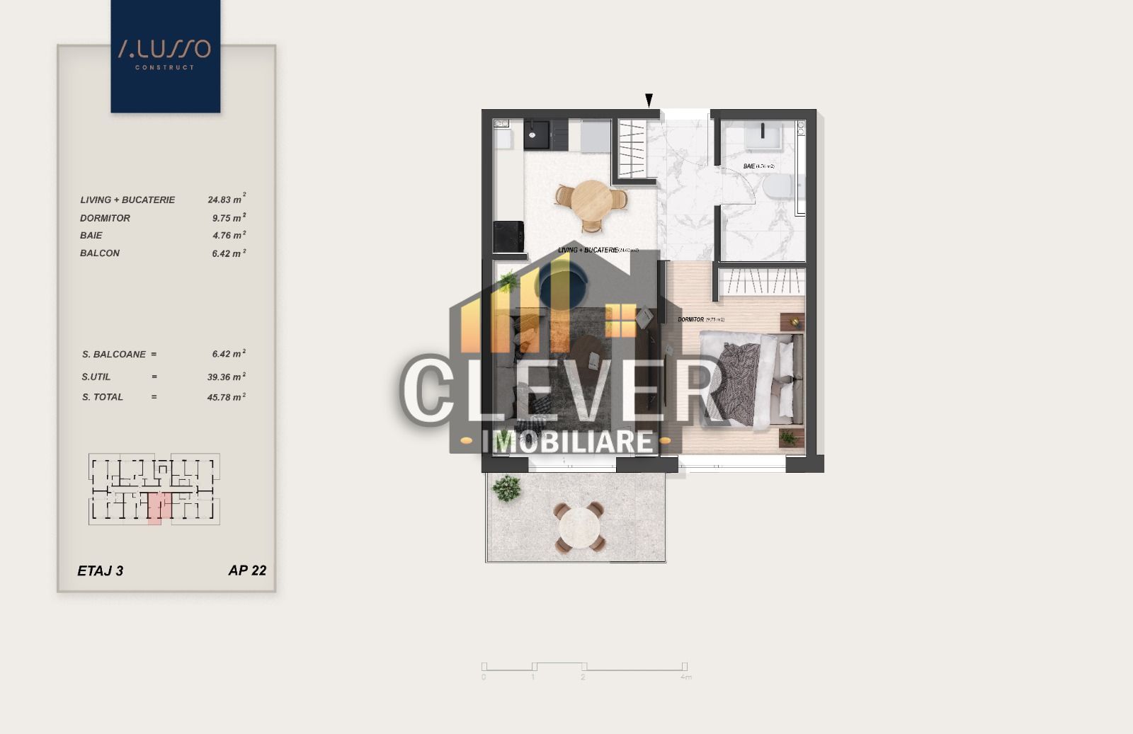 Apartament 2 camere | Finisaje Premium | Bloc Nou P+3 | Pallady - Poză 2