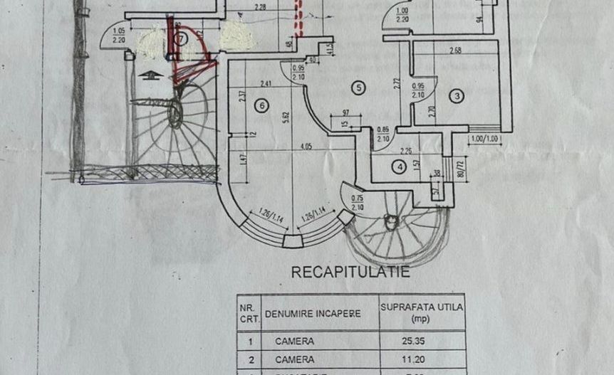 Apartament cu 3 camere 76,20 mp - Unirii - Mitropolie - Schiță 11